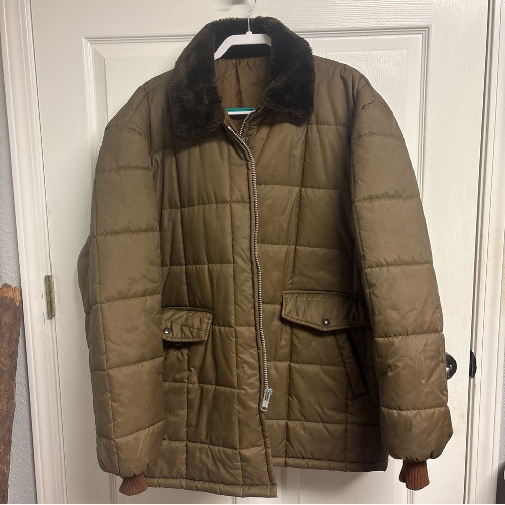 Vintage  Westwind Brown Quilted Men's Barn Jacket